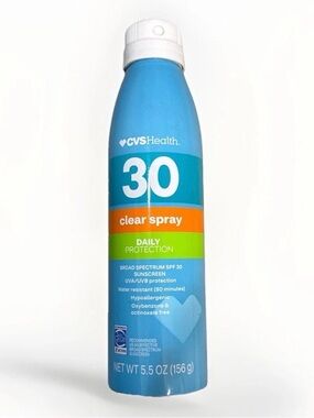CVS Health SPF 30 Clear Spray Sunscreen - Blue